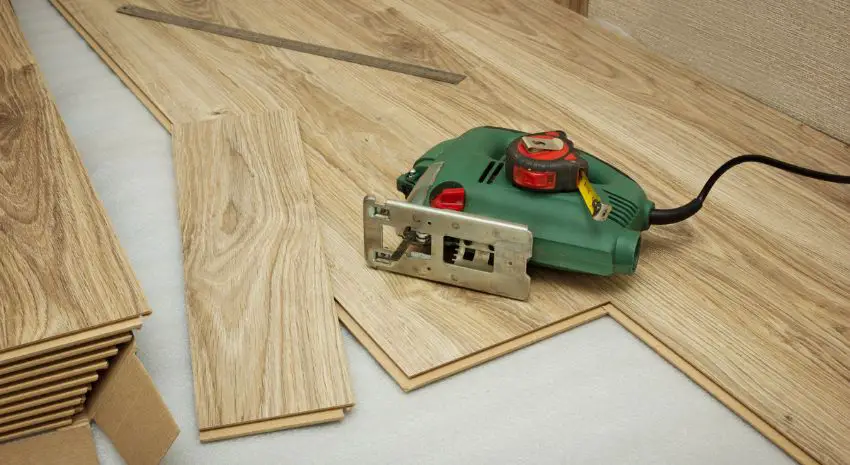 For cutting laminate used jigsaw