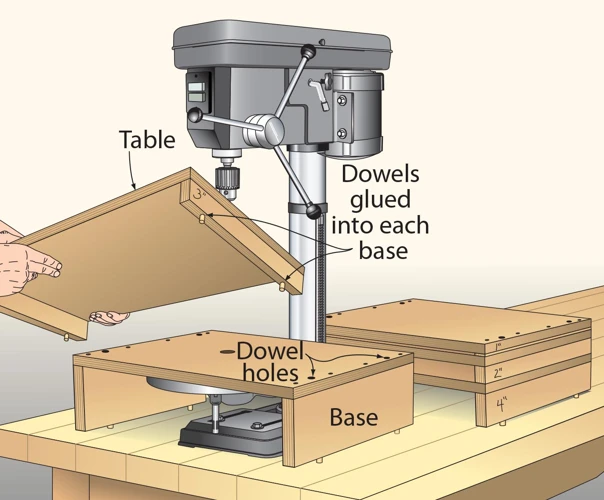 Step 4: Drill The Table Holes
