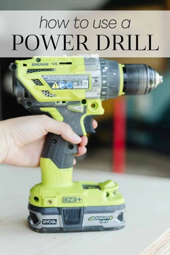 Step-By-Step Instructions For Changing A Bit On A Ryobi Drill