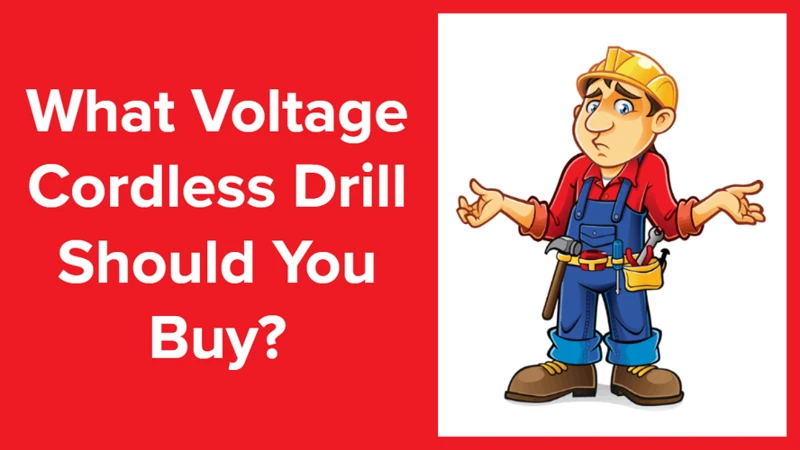 What Is A Good Voltage For A Drill?