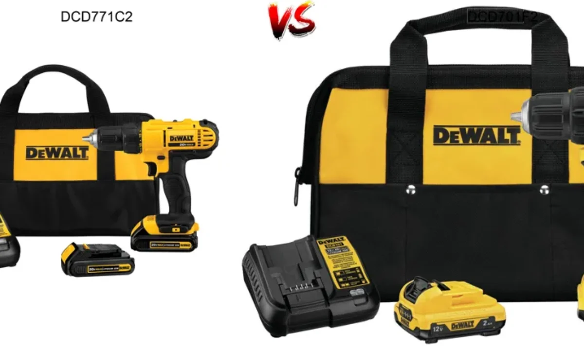 Comprehensive Comparison Dewalt Drills DCD771C2 vs DCD701F2