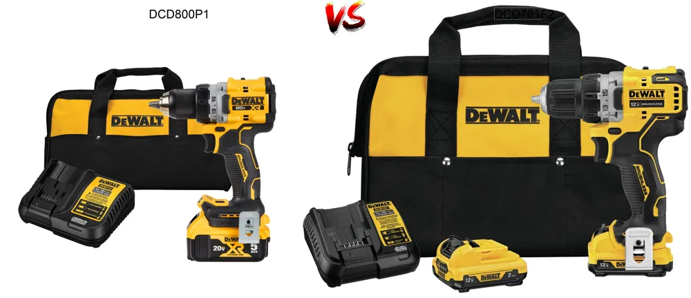 Dewalt cordless drill online comparison